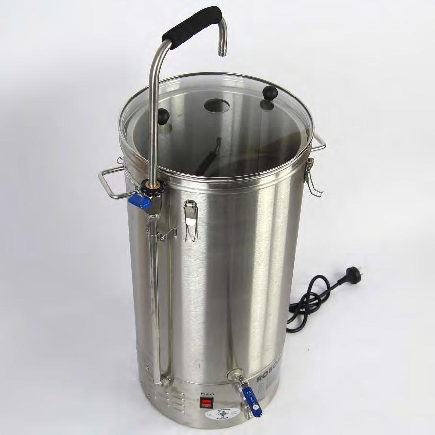 It should be a joy to use this unit for making beer at home. As we will be dealing with electricity, hot liquids, pumps etc.