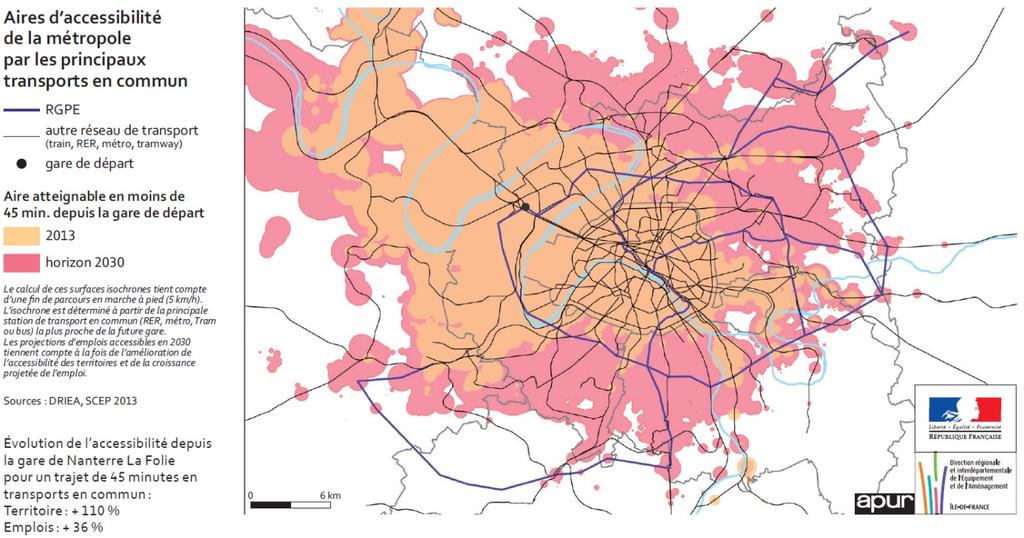Metropolitan Paris: Zones of