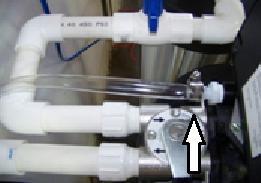 Use PVC glue to place the Inner Connect Pipe Assembly into Main Control Head Bypass and Air Tank Head (See