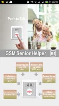 Using smart phone APP is easy and simple-- search Senior Helper on Google Play store, download and install the APP to your Android Smart phone for configuration.