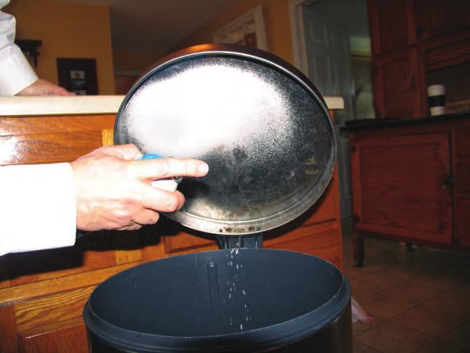 TRASH RECEPTACLES Trash receptacles are a constant source of odor in many kitchens.