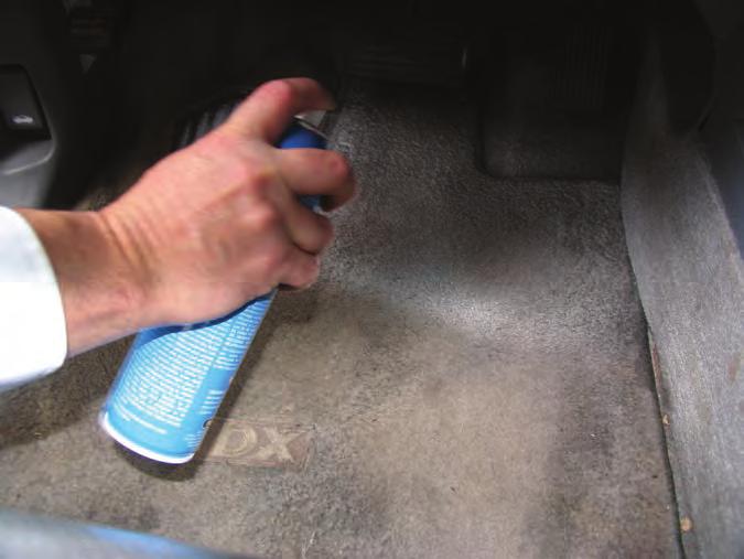 FRESHEN FLOOR MATS Floor mats in cars are constantly exposed to moisture and dirt and that creates odors on the mats and ion your car.