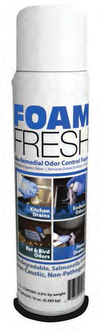 THE MOST POWERFUL BIO-REMEDIAL ODOR CONTROL FOAM IS NOW AVAILABLE SO SPRAY AWAY We are called to fix some pretty nasty problems, and lots of those situations also have significant odors.