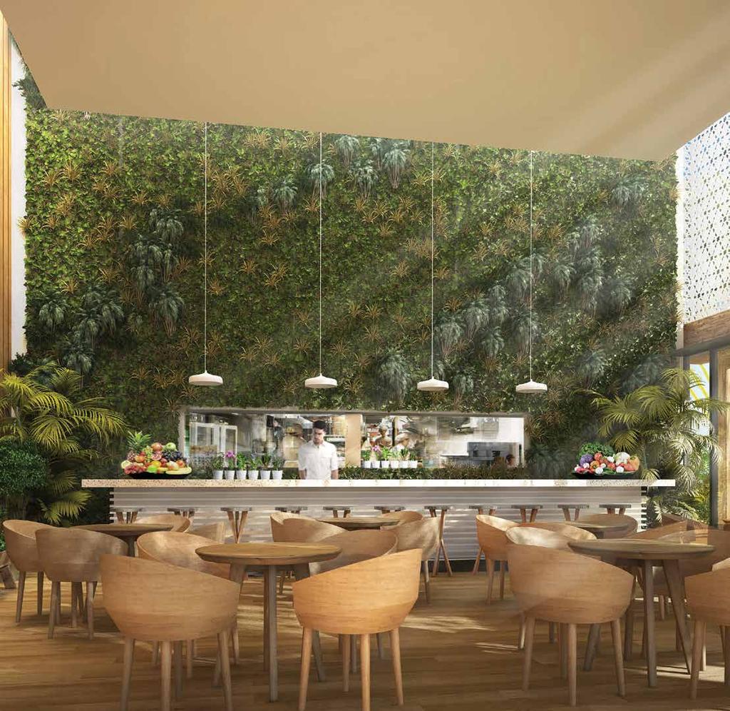 GREEN DINING SERVED WITH A HELPING OF NATURE The ingredients that go into creating the dining experiences at AKOYA Oxygen, aren t the same as the rest of Dubai.