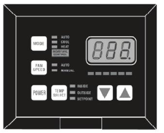 5.3 Instructions for the MachAir I Controller The Marvair reverse cycle air conditioner utilizes the MachAir TM 1 Controller and Display which has a universal power supply that operates on 115V or