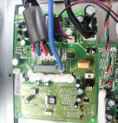 UVW to compressor 3) Remove the IPM board after removing the two