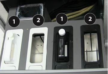 2. If drawer is not already open, push to unlock drawer. 3. Pull open the MDM drawer. NOTE: The steps to install a support cartridge are the same as installing a part cartridge.