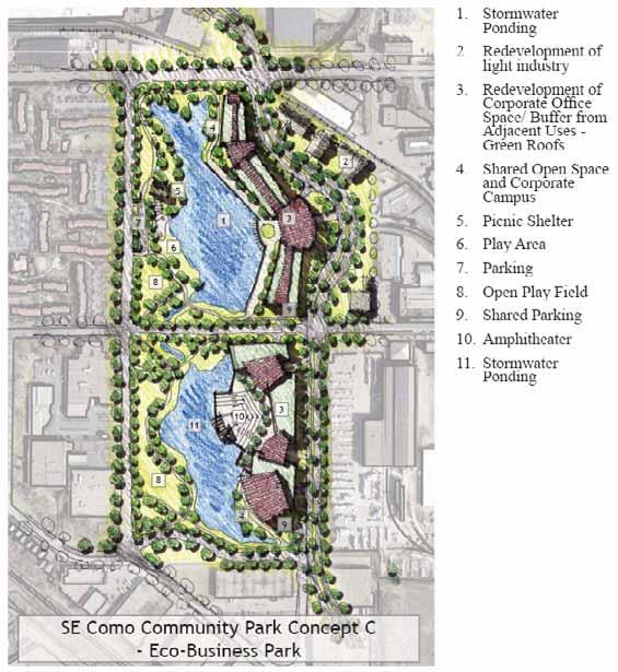 Preliminary SE Como Community Park Concept
