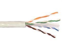 Lan Cable UTP CAT6 Solid Center conductor Dielectric Outer jacket 4x2x0,57mm (23AWG) BC 1.05mm PE 6.