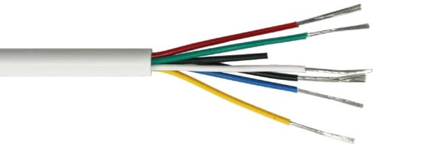 Security Cable Unshielded Security Cable Application: Power-limited control circuits, Intercom, security, audio, and background music wiring Security Cable Insulation and Jacket: Riser grade PVC,