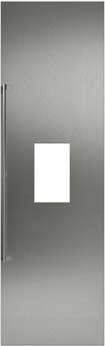 R A 422 110 Stainless steel door panel with handle For 45.