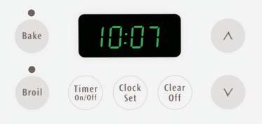 Control Panels EasySet 00 Electronic oven controls with clock and timer Vari-Broil low and high