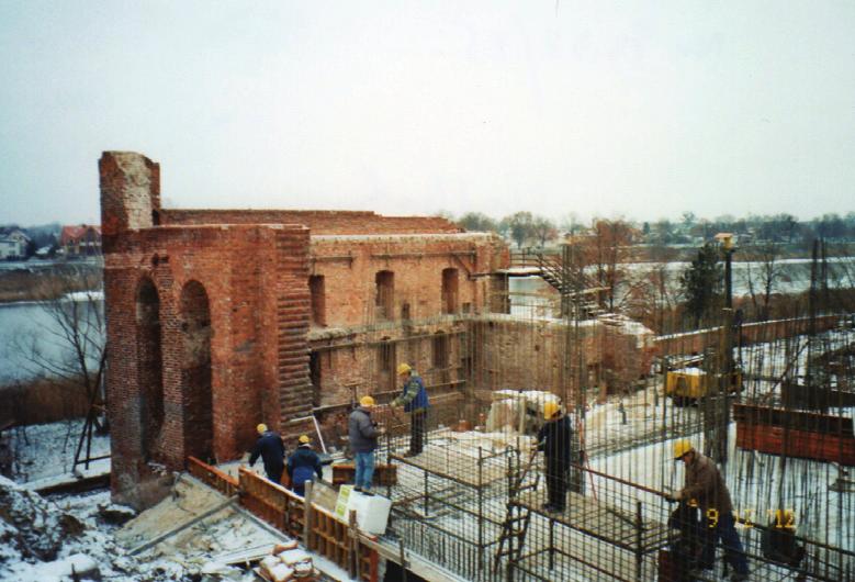 The west facade design of the Latin School in Malbork [3] Other works included in the reconstruction project of the Latin School are land development works in the area around the