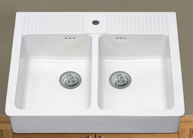 May be completed with DOMSJÖ sink accessories for effective use of space of the sink. Fits cabinet frames minimum 60cm wide.