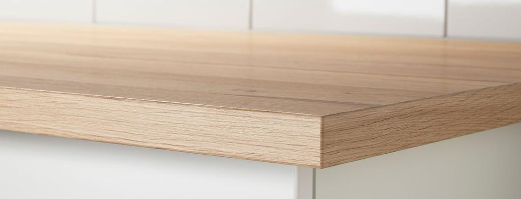 6 7 LAMINATE Worktops pre-cut Our pre-cut laminate worktops are durable and affordable.