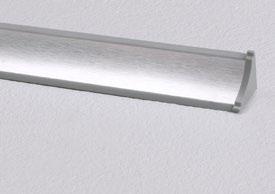 Grey plastic. Length 250cm. 202.460.39 FIXA covering strip 120.
