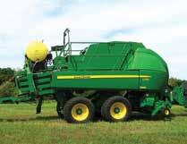 ROUND BALERS Hay can be baled with Baler s Choice at moistures up to 30% with a round baler, extending the hours of operation.