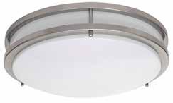 INDOOR TROFFER DOWNLIGHT HIGH BAY LINEAR RESIDENTIAL LED Flush Mount Fixtures - Traditional Series 13" (BRUSHED NICKEL FINISH) 15" (BRUSHED NICKEL FINISH) 15" (BRUSHED NICKEL FINISH) ML2LA17MTRBNI927