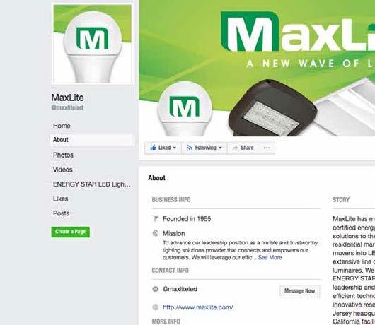 MaxLite Facebook