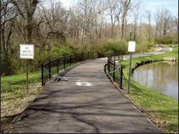 A portion of the trail was located along the Missouri River and other segments were located along Coldwater Creek. Great Rivers Greenway, St.