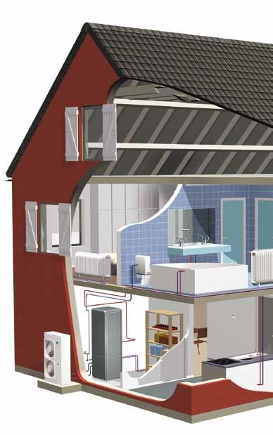 Heating & domestic hot water for renovations 1 Split system p26 A split system consists of an outdoor unit and an indoor unit The outdoor unit extracts heat from