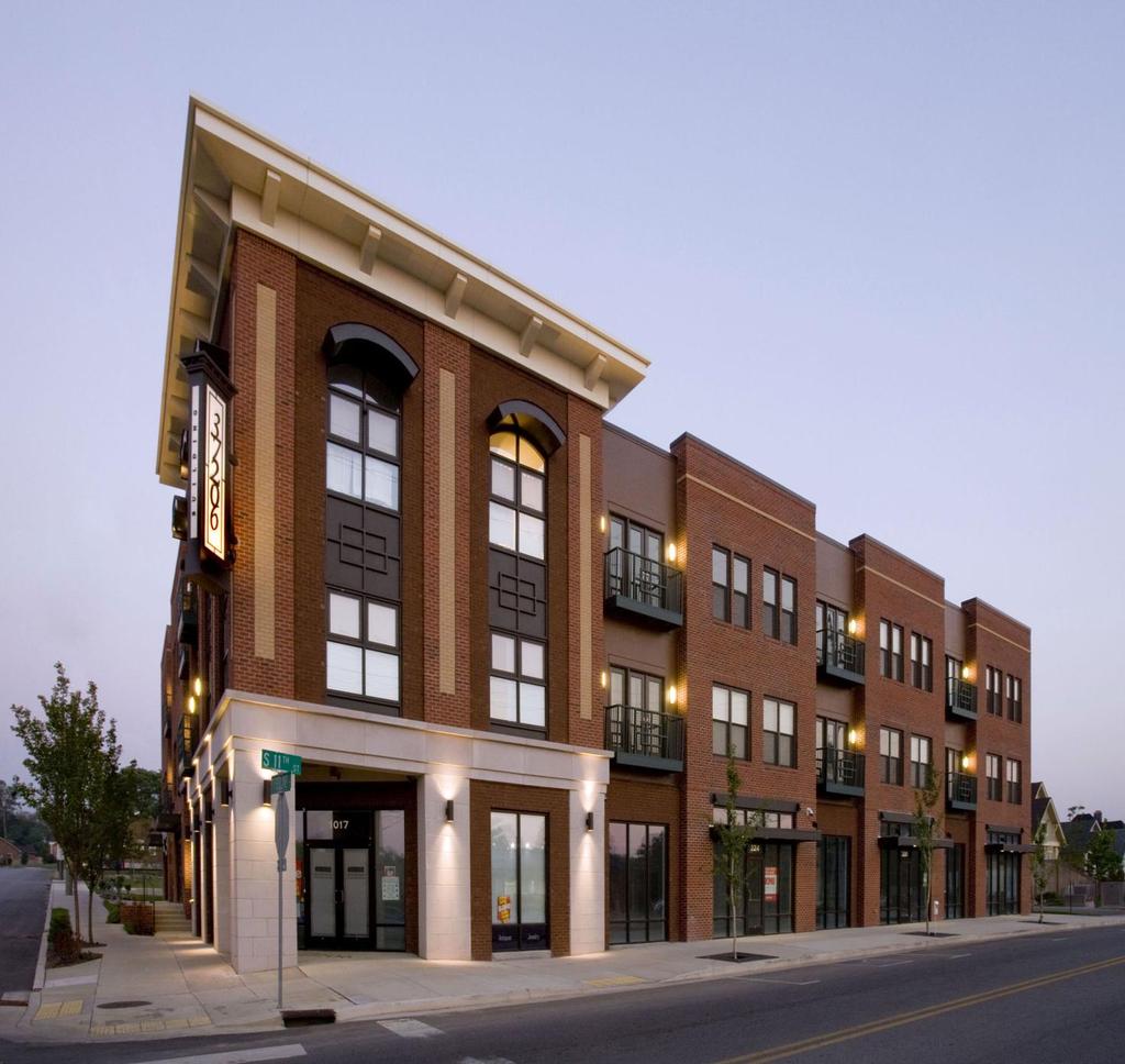 Design Standards The Olde Towne corridor will incorporate the same design standards utilized city-wide. These guidelines apply to multi-family residential, commercial, and industrial buildings.