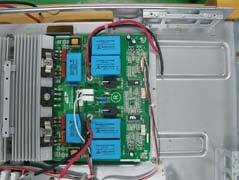Remove the sub wire of Power, Communication and Inverter.