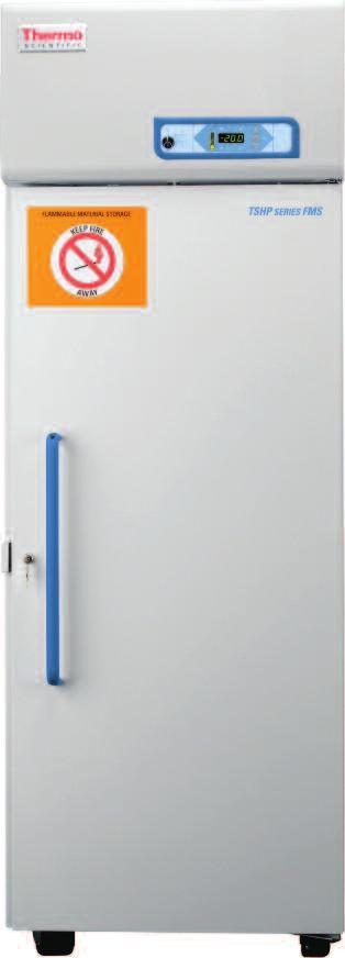 Thermo Scientific TSHP Series FMS High-Performance Refrigerators and Freezers Designed to meet stringent US Pharmacopeia standards and NFPA safety provisions Thermo Scientific TSHP Series FMS