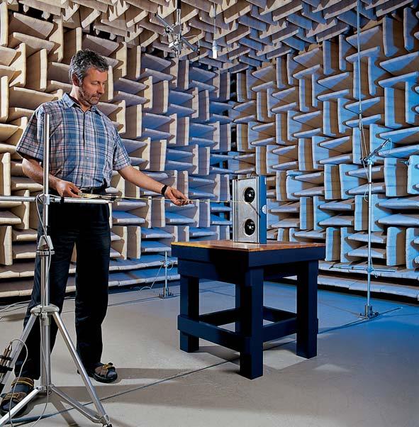 PAP046_fig2.jpg Fig 2: Taking measurements in the anechoic room PAP046_fig3.