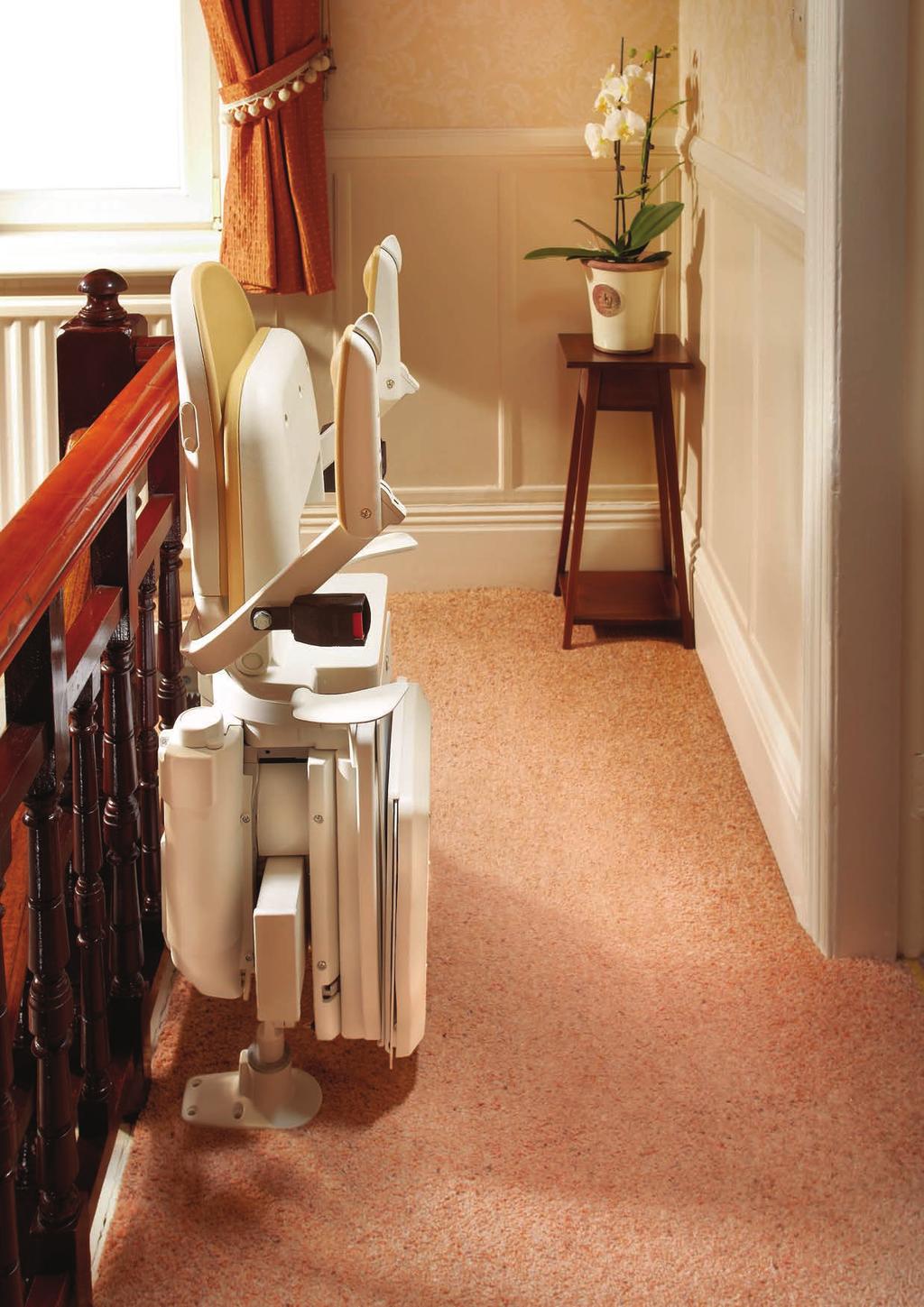 The Brooks Curved Stairlift can