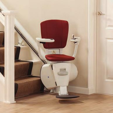 The Flow2 single rail stairlift is the market leader when it comes to curved stairlifts and is the smartest lift of its type.