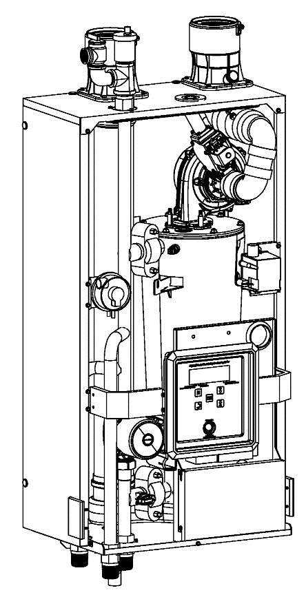 Gas Valve and Burner Set-up Figure 9-1 Gas Valve and Venturi Assembly Line Pressure Test Port