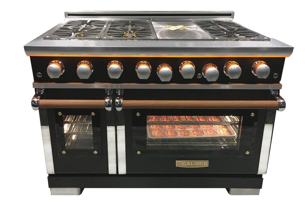 burner ratings All top burners equipped with 130 F simmer turn down All satin-polished stainless steel rangetop sump area Commercial quality flame-smart grate