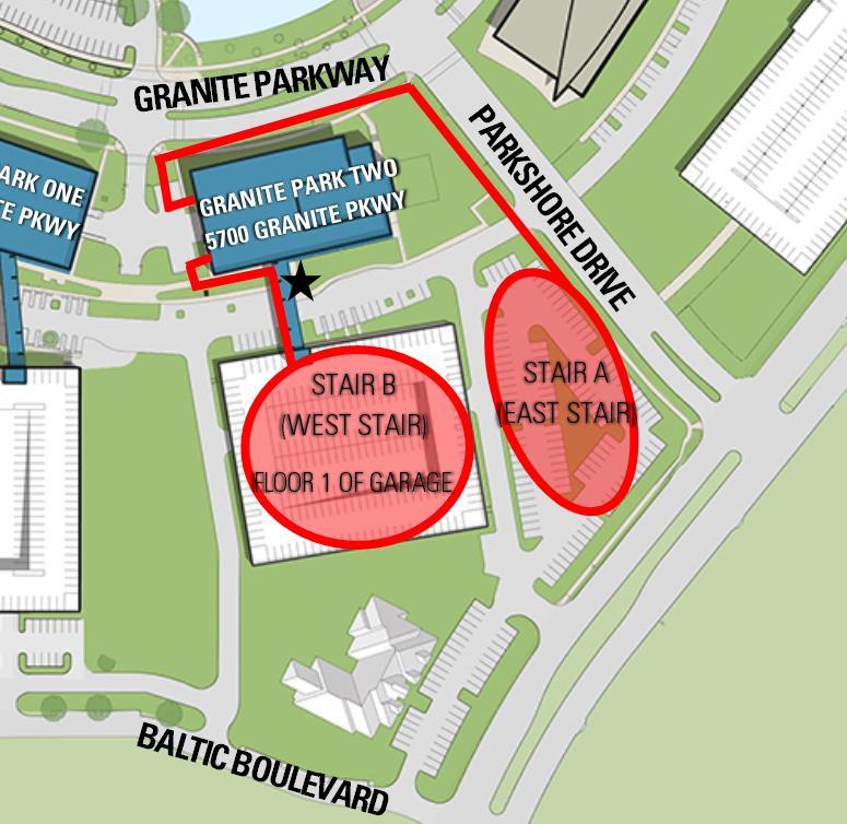 Granite Park Two Fire Evacuation Plan 5700 Granite Parkway Key