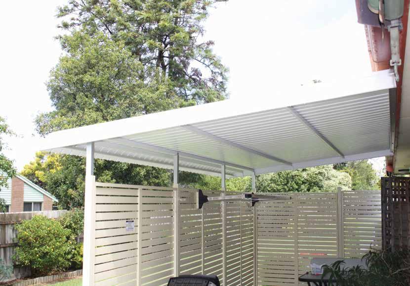 ALUMINIUM AWNINGS Aluminium Awnings in durable rust free baked enamel offer protection in both summer and winter.