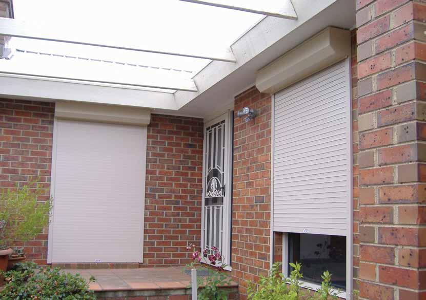 ROLLER SHUTTERS Our Roller Shutters are made from architectural German aluminium and all slats are completely filled with polyurethane insulating foam.