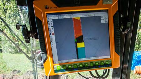 data relays the on-site compaction work and enables a fast and reliable performance analysis Integrates quality control measures in the work process Other compaction parameters can be measured and