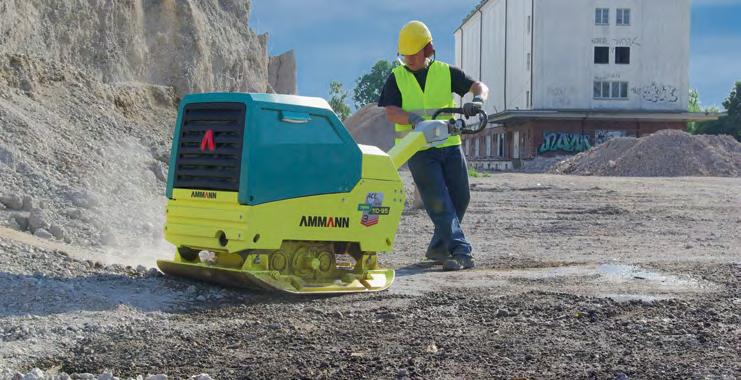LIGHT COMPACTORS BIG GAINS FOR SMALLER MACHINES Vibratory plate compactors are often put to work on smaller jobsites.