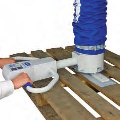 With quick-change adapter the gripper can be changed quickly and