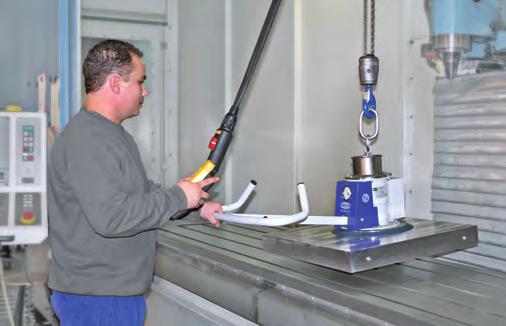 The TRUMPF TruLaser 1030 integrated loading solution: consists of vacuum lifting