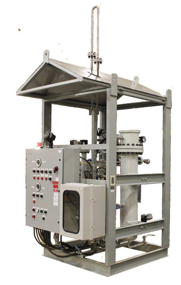 Ammonia Vaporization Systems Ammonia Vaporization Systems are designed for changing the state of anhydrous and aqueous ammonia from liquid to gas form while maintaining the desired pressure