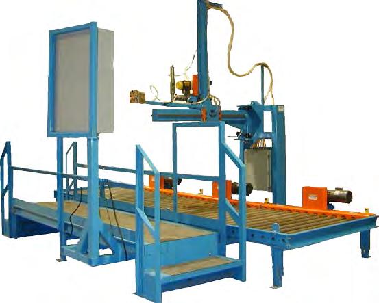 More Options Operator Platform (Photo 1690) This is a typical 4 wide x 15 long filling operator platform.