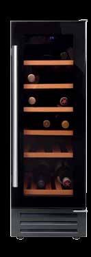 WINE COOLERS 50WC 00WC 600WC 50mm wide Wine cooler 7 bottles Adjustable thermostat 5 - C temperature range 6