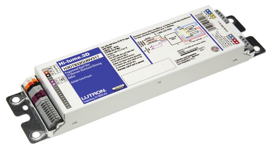 Fluorescent Dimming s Overview 1 architectural electronic dimming ballasts are designed to meet the most demanding lighting requirements.