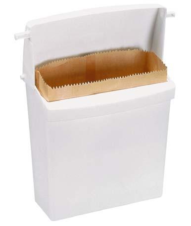 SANITARY NAPKIN RECEPTACLE BAGS Wax coated bags for sanitary