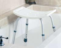Bath afety Bath and hower eats and Transfer Benches unrise edical Guardian hower Chairs Textured, blow-molded seat with built-in hand
