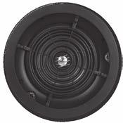 Profile 8" CRS In-Ceiling Profile CRS8 Three Flangeless Appearance 8" Aluminum Woofer Pivoting 1" Aluminum Tweeter WavePlane Technology Bass and Treble EQ Switches Sensitivity: 90dB 1W/1m Power