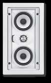 AIM LCR3 In-Wall AIM LCR3 Five Pivoting Baffle Two 3" Kevlar Woofers with Phase Plugs Pivoting ¾" Aluminum/Magnesium Tweeter 2-Position Treble EQ Switch Sensitivity: 86dB 1W/1m Power Handling: 60