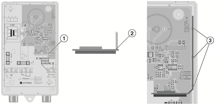 Mounting and commissioning 6.8 Retrofitting an EnOcean wireless module (optional) Disconnect LAG-14 ER from mains voltage. 1. Open the cover of the control unit (see chapter 6.6, page 23).