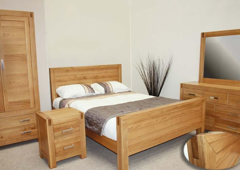 SOMERSET Somerset collection A bedroom collection that mixes solid oak timber with oak veneers resulting in a rustic yet